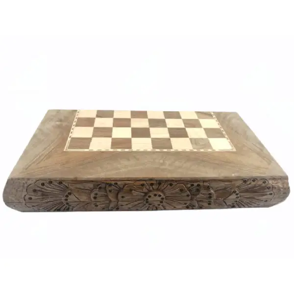 تخته نرد سنندج پشت صفحه شطرنج داخل خط و لوزی سرستون تخته جمشید دور منبت کد p109