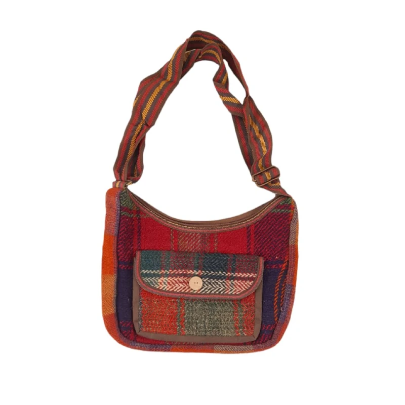 bag102 کیف رودوشی زنانه جاجیم طرح سنتی کد 102