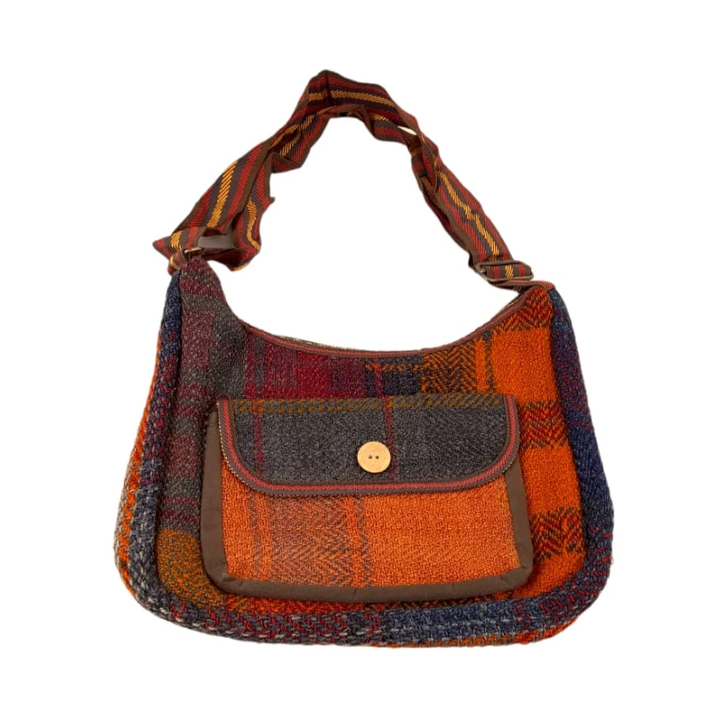 bag126 کیف رودوشی زنانه جاجیم طرح سنتی کد 126